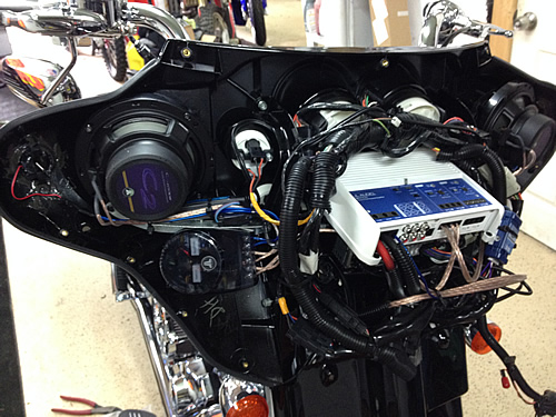 Custom NJ Motorcycle lighting Audio Sound Systems 